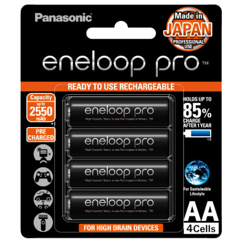 Eneloop Pro, Aa 2550Mah - Rechargeable Battery
